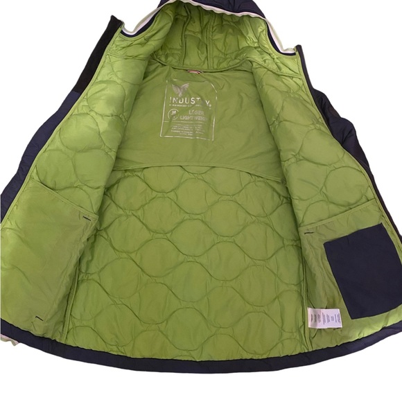 Men's Industry Leger Lightweight Insulated Blue Jacket-Size Medium - Picture 2 of 9